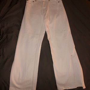 LUCKY BRAND- Wide leg white jean